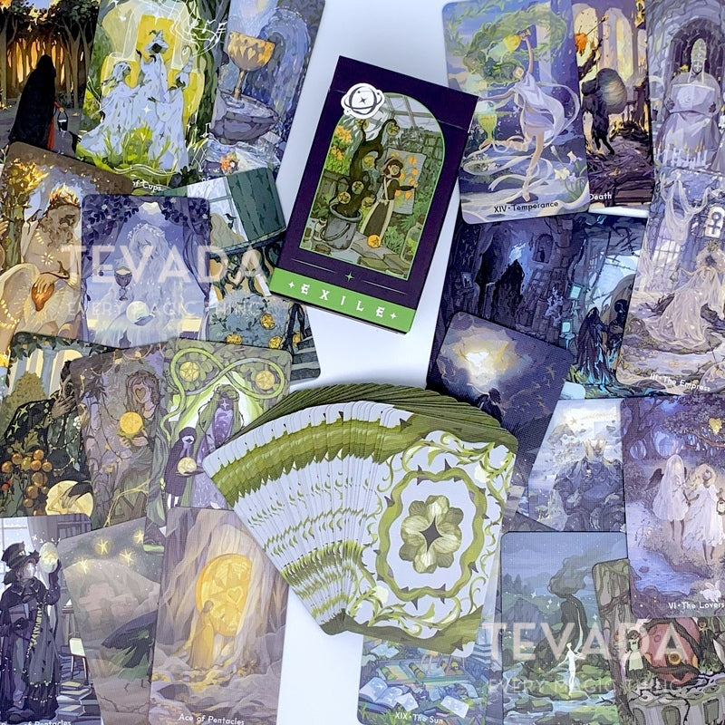 Unveil your intuition with the Exile Tarot SILENT Edition Mini Version! This unique deck features silent figures and evocative imagery, guiding you on a journey of self-discovery. Shop now and unlock your inner wisdom!