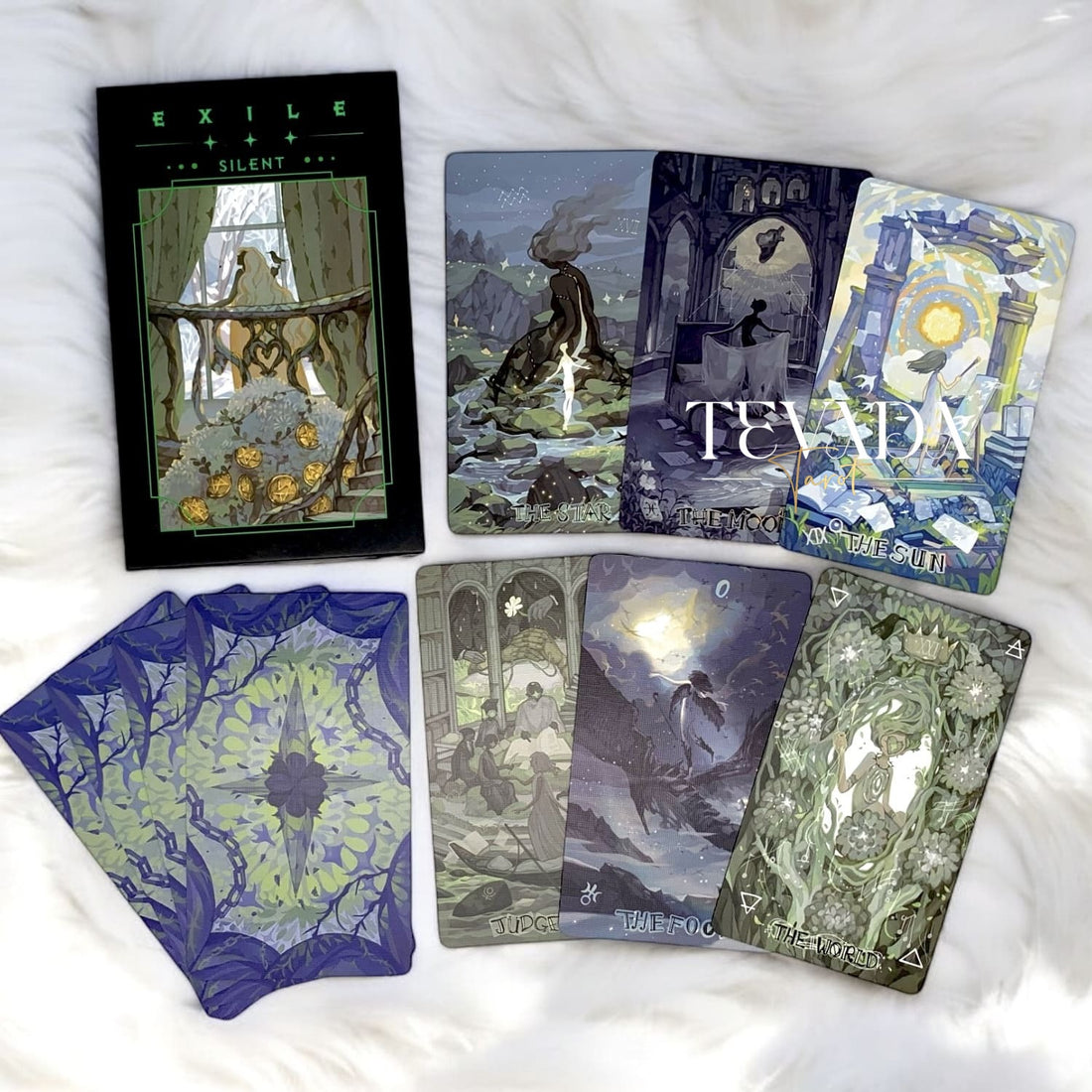 Uncover the wisdom within with the Exile Tarot SILENT Edition Limited Version.  This 78-card deck, in a calming palette with romantic imagery, fosters self-discovery through quiet introspection.  Gain clarity &amp; grow with this unique tarot tool.