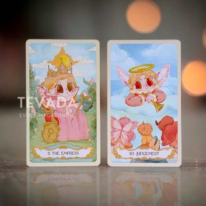 Ignite your tarot practice with the Fairlie Wish Tarot – a cute deck set in the whimsical City of Smiles and Dreams. Uncover magical insights in every shuffle, blending adorable aesthetics with powerful divination. Elevate your readings today!