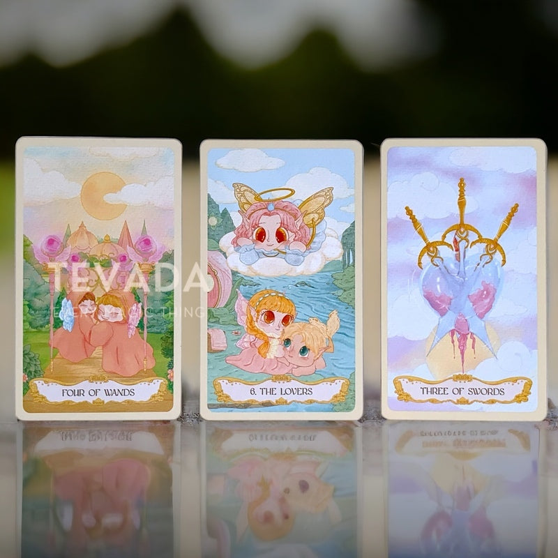 Ignite your tarot practice with the Fairlie Wish Tarot – a cute deck set in the whimsical City of Smiles and Dreams. Uncover magical insights in every shuffle, blending adorable aesthetics with powerful divination. Elevate your readings today!