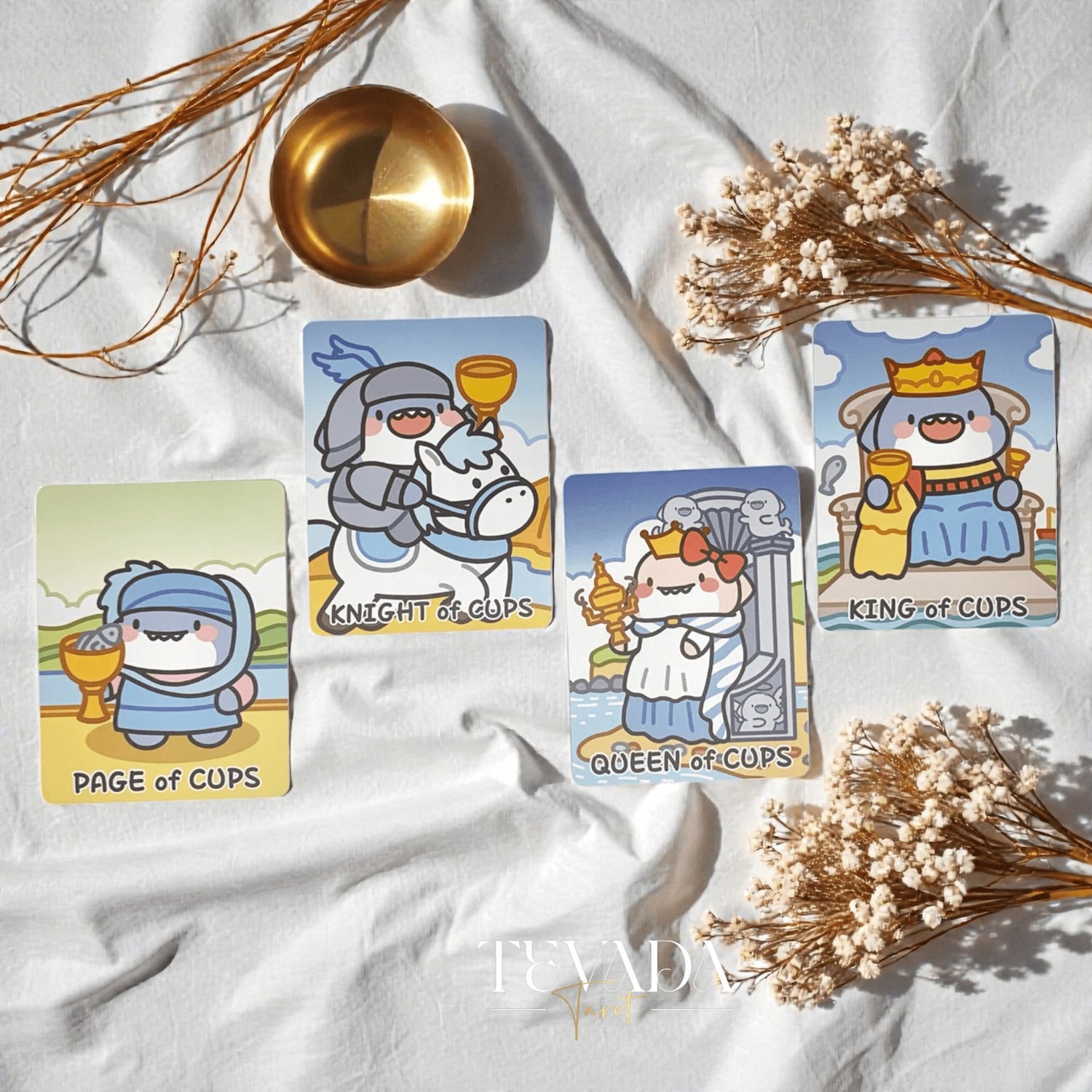 Dive into the FatShark Tarot Deck—a charming, cartoon-style tarot that blends clarity, intuition, and playful shark characters to bring joyful guidance to every reading.