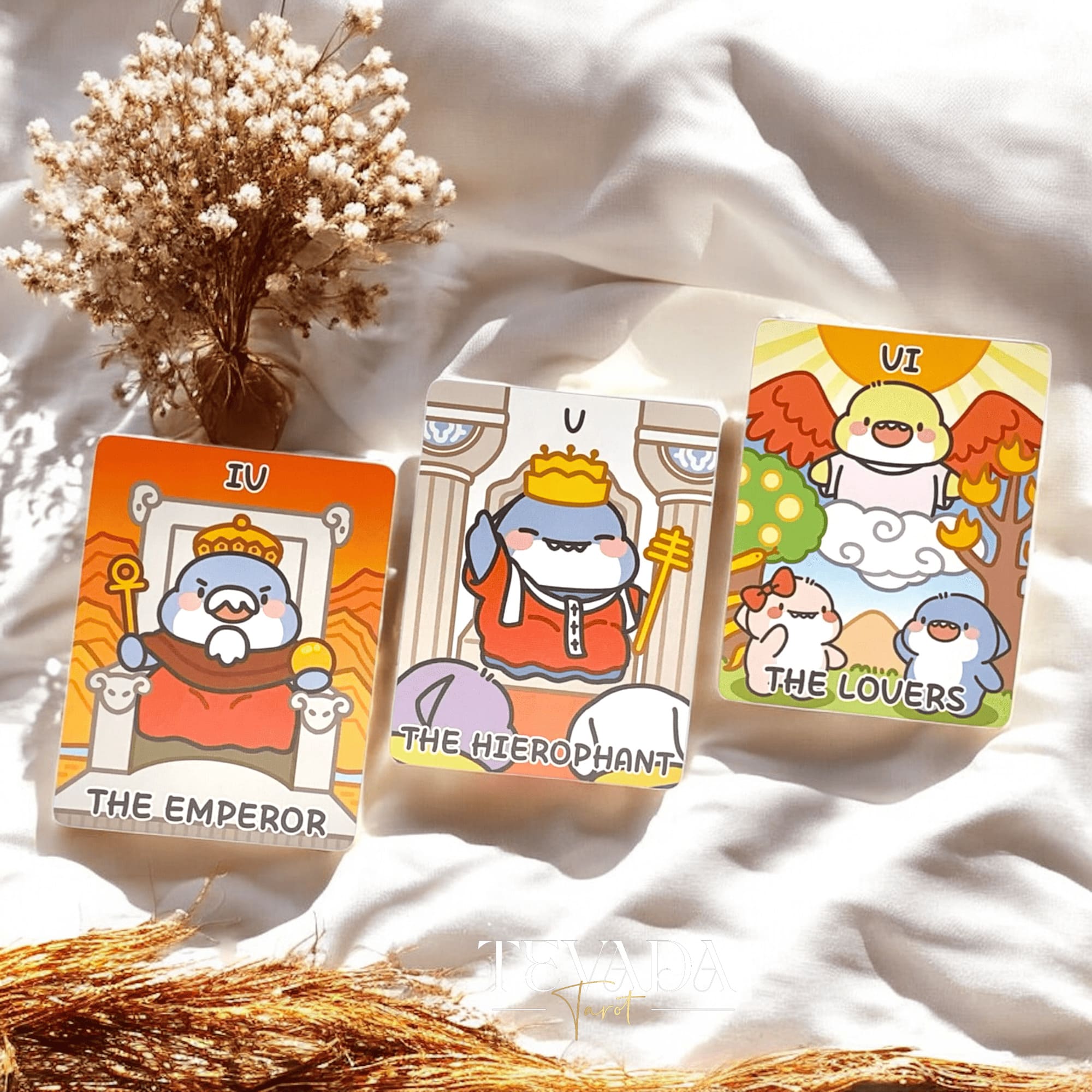 Dive into the FatShark Tarot Deck—a charming, cartoon-style tarot that blends clarity, intuition, and playful shark characters to bring joyful guidance to every reading.