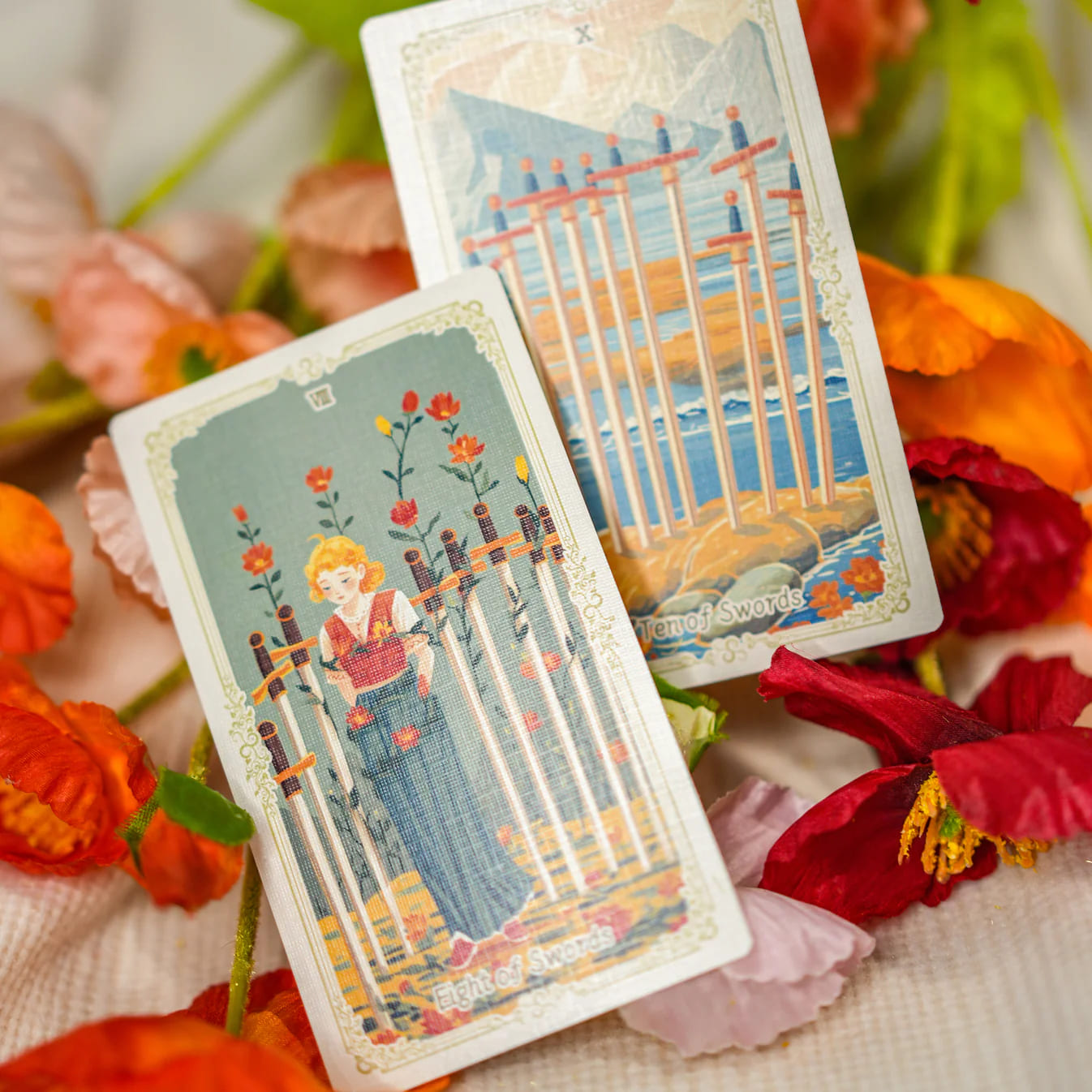 Discover Flower Spirit Tarot—a 78-card deck that blends vibrant, storybook art with the healing energy of flowers. Perfect for intuitive guidance, growth, and clarity.