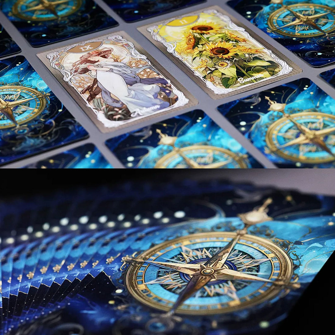 Discover the Four Seasons Garden Tarot, a 78-card divination deck blending seasonal imagery and intuitive symbolism for clarity, insight, and spiritual guidance.