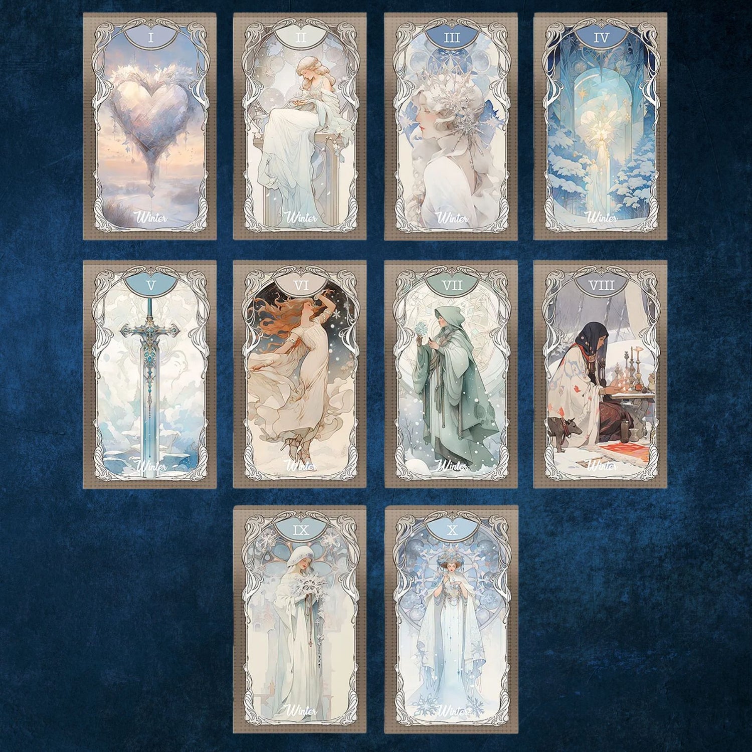 Discover the Four Seasons Garden Tarot, a 78-card divination deck blending seasonal imagery and intuitive symbolism for clarity, insight, and spiritual guidance.