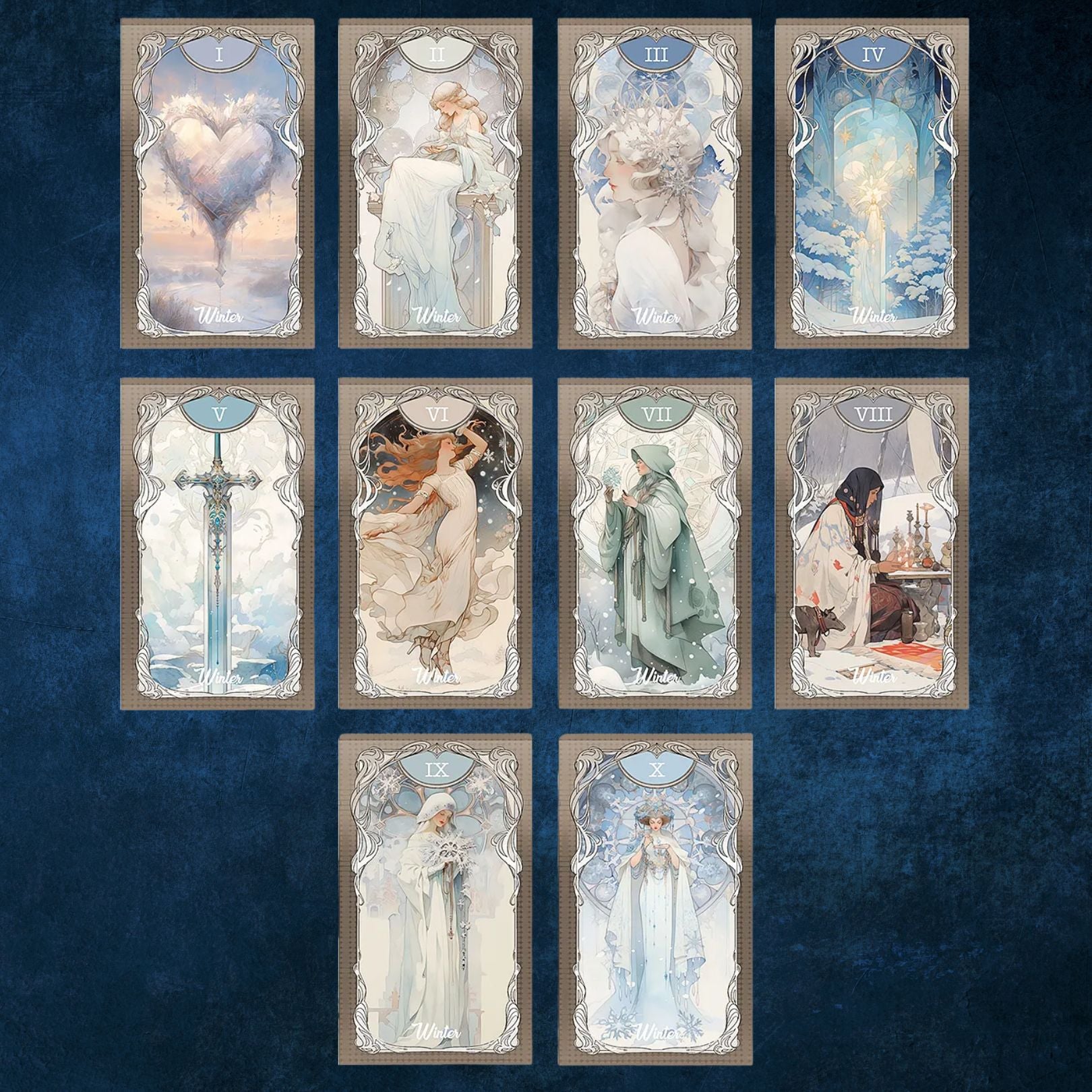 Discover the Four Seasons Garden Tarot, a 78-card divination deck blending seasonal imagery and intuitive symbolism for clarity, insight, and spiritual guidance.