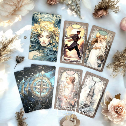 Discover the Four Seasons Garden Tarot, a 78-card divination deck blending seasonal imagery and intuitive symbolism for clarity, insight, and spiritual guidance.