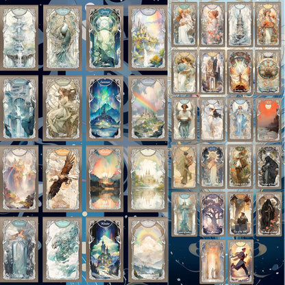 Discover the Four Seasons Garden Tarot, a 78-card divination deck blending seasonal imagery and intuitive symbolism for clarity, insight, and spiritual guidance.