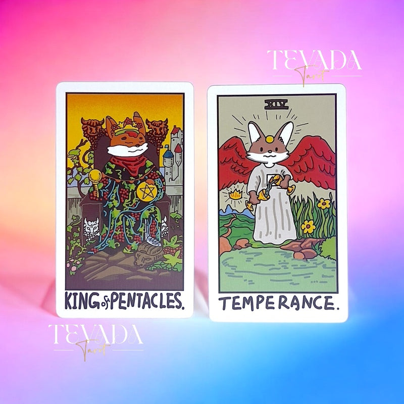 Fox-tastic Tarot!  78 cards of playful wisdom &amp; enchanting art. Connect with your intuition &amp; embark on a magical journey of self-discovery. 