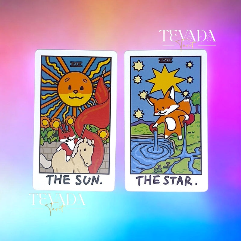 Fox-tastic Tarot!  78 cards of playful wisdom &amp; enchanting art. Connect with your intuition &amp; embark on a magical journey of self-discovery. 