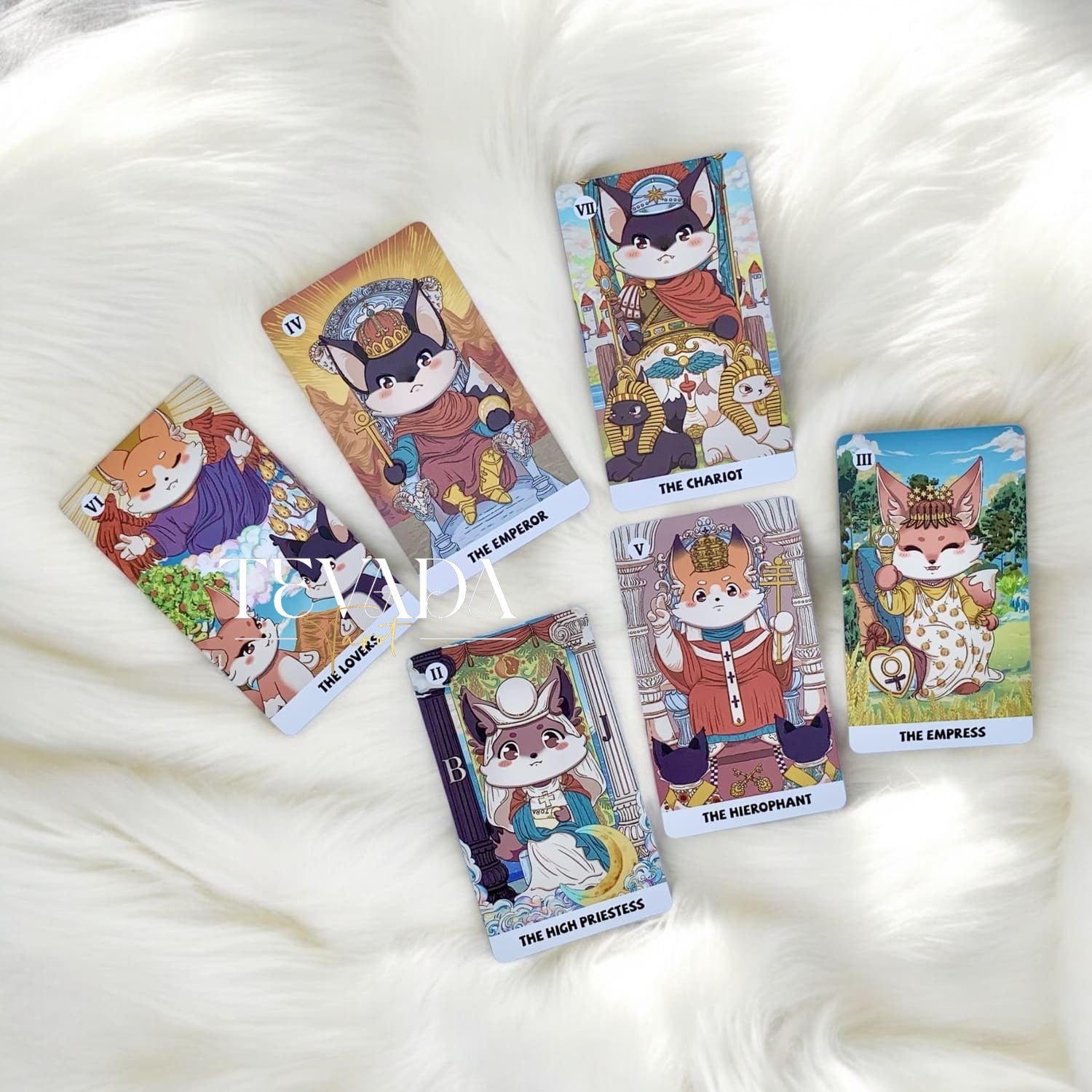 Discover the magical Fox in Eden Garden POCKET Tarot Deck. 78 beautifully illustrated cards offer divine guidance and wisdom. Perfect for intuitive readings and personal growth. Explore now!