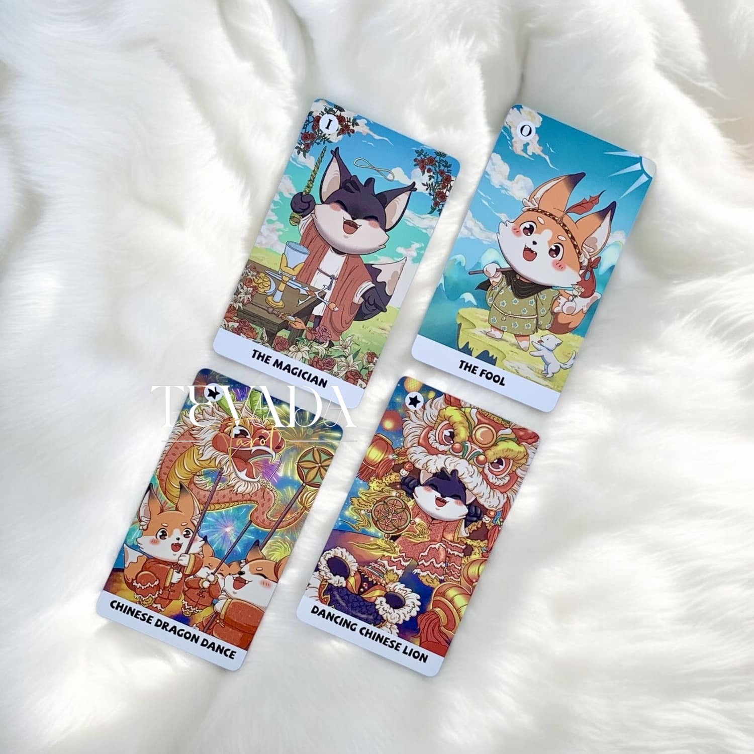 Discover the magical Fox in Eden Garden POCKET Tarot Deck. 78 beautifully illustrated cards offer divine guidance and wisdom. Perfect for intuitive readings and personal growth. Explore now!