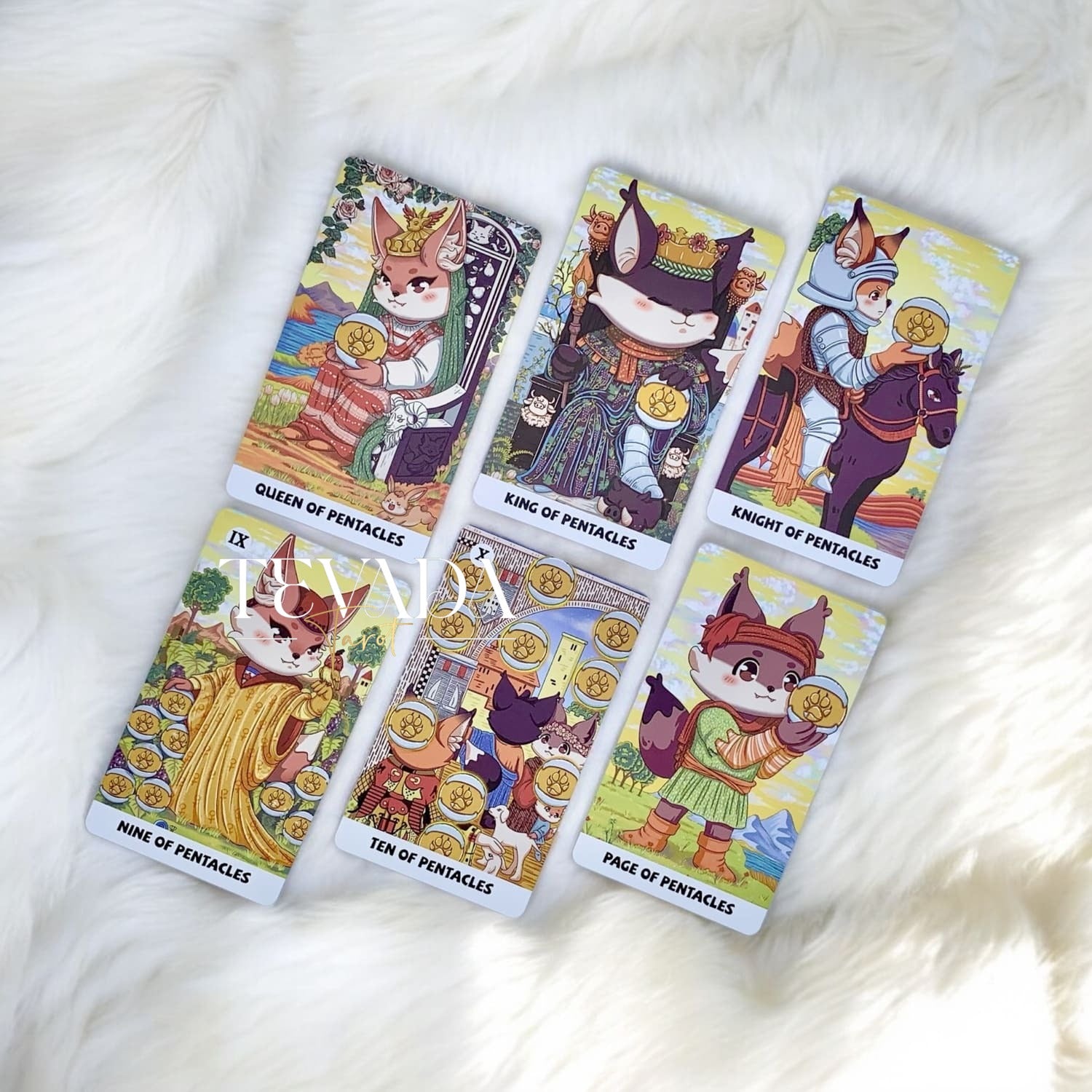 Discover the magical Fox in Eden Garden POCKET Tarot Deck. 78 beautifully illustrated cards offer divine guidance and wisdom. Perfect for intuitive readings and personal growth. Explore now!