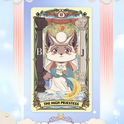 Discover the magical Fox in Eden Garden Tarot Deck. 78 beautifully illustrated cards offer intuitive guidance and spiritual insight. Perfect for personal growth and enchanting readings. Shop now!