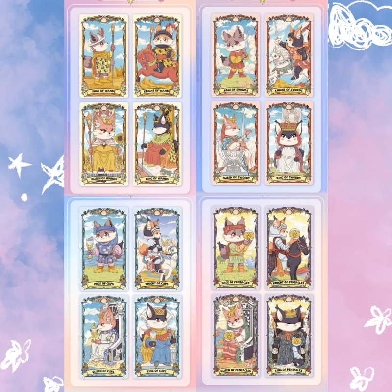 Discover the magical Fox in Eden Garden Tarot Deck. 78 beautifully illustrated cards offer intuitive guidance and spiritual insight. Perfect for personal growth and enchanting readings. Shop now!