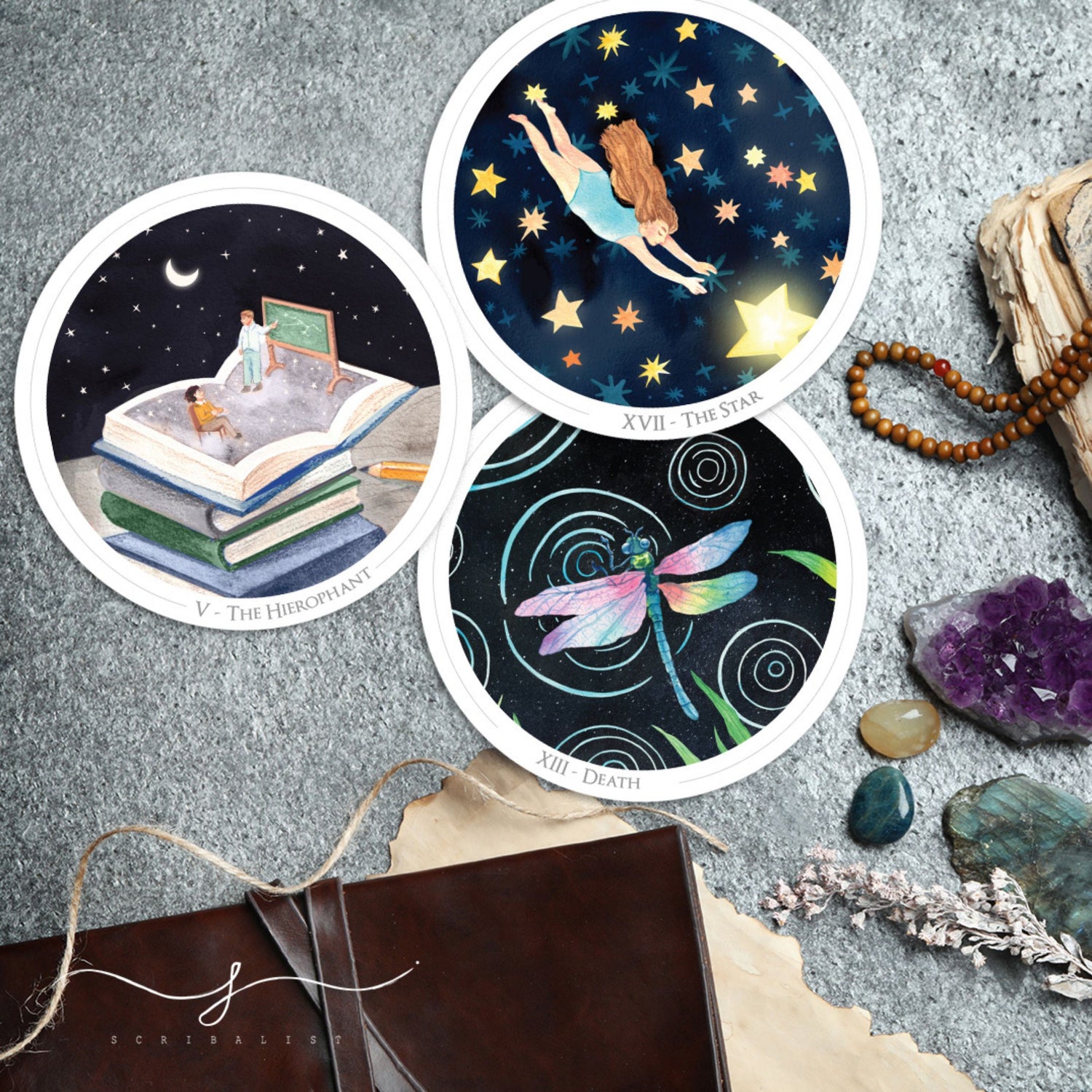 Discover the Gentle Universe Tarot — a 78-card circular deck in soft watercolor art, blending intuition, calm, and cosmic beauty for magical, heartfelt readings.
