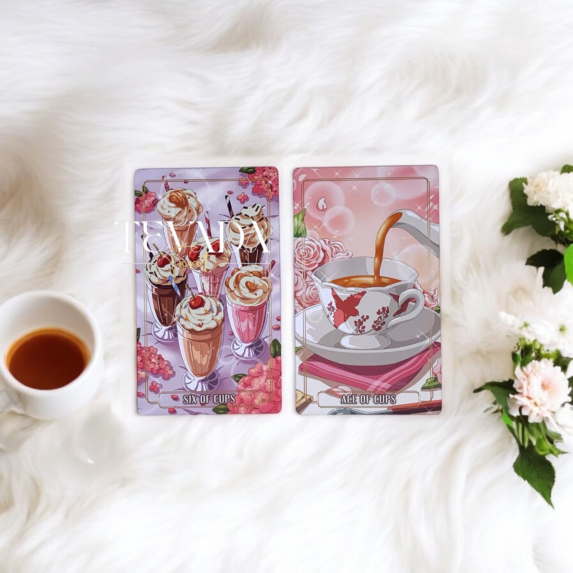 Dive into Gourmet Tarot II LIMITED RED EDITION! Explore whimsical food-themed cards with vibrant red gilded edges. Perfect for self-discovery and adding a flavorful twist to your tarot practice.