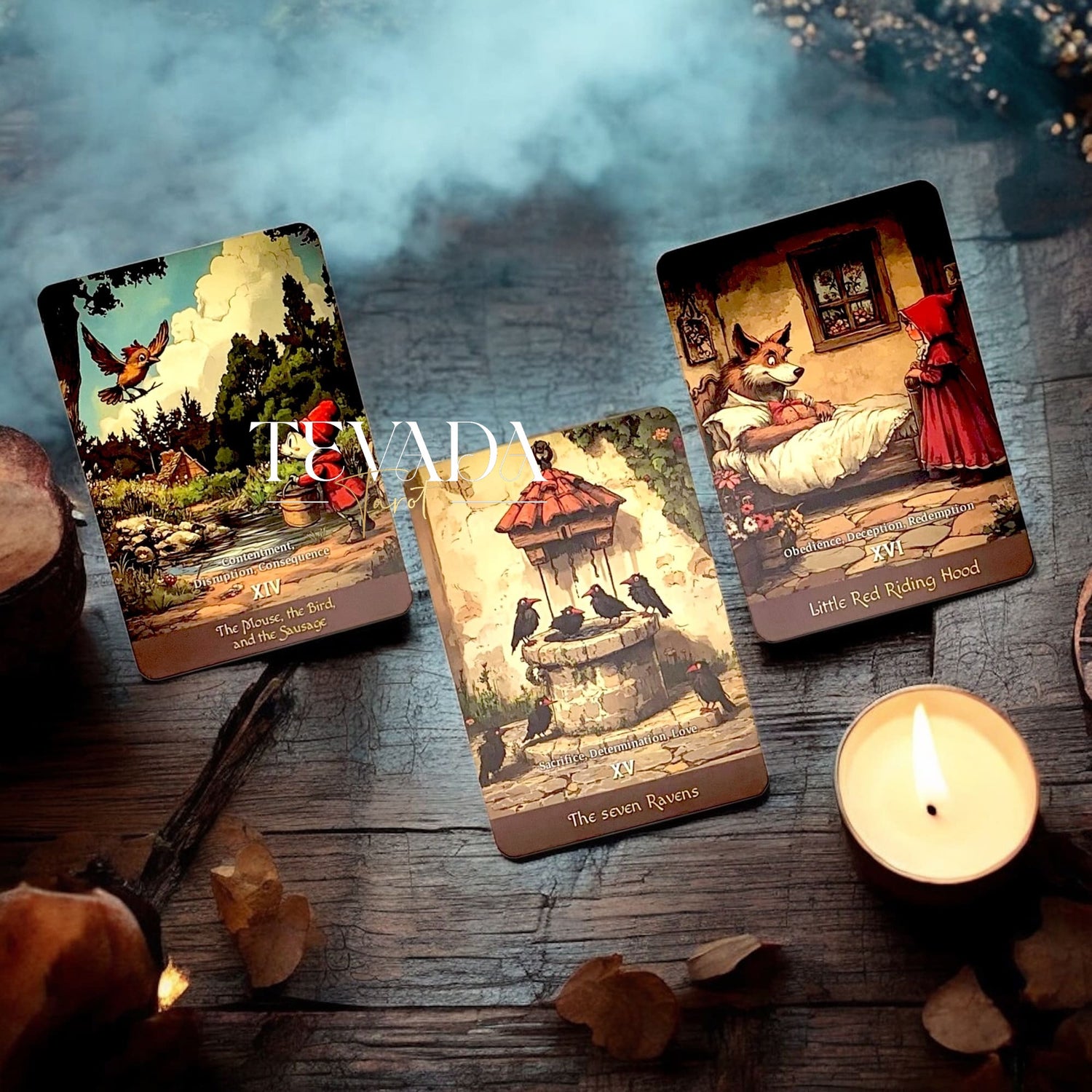 Discover the Grimms’ Oracle Deck—200 cards inspired by Grimm’s Fairy Tales that reveal intuitive guidance, timeless wisdom, and magical insight through storytelling and symbolism.