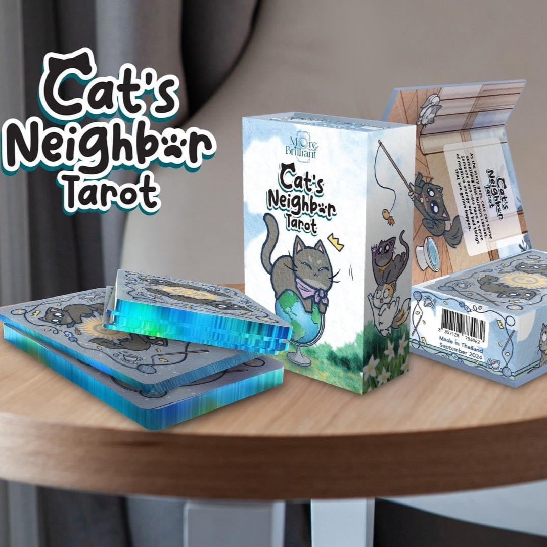 Explore the Cats Neighbor Tarot, a 78-card deck blending magical cat wisdom with intuitive guidance. Perfect for uncovering truths, warding off negativity, and finding clarity.