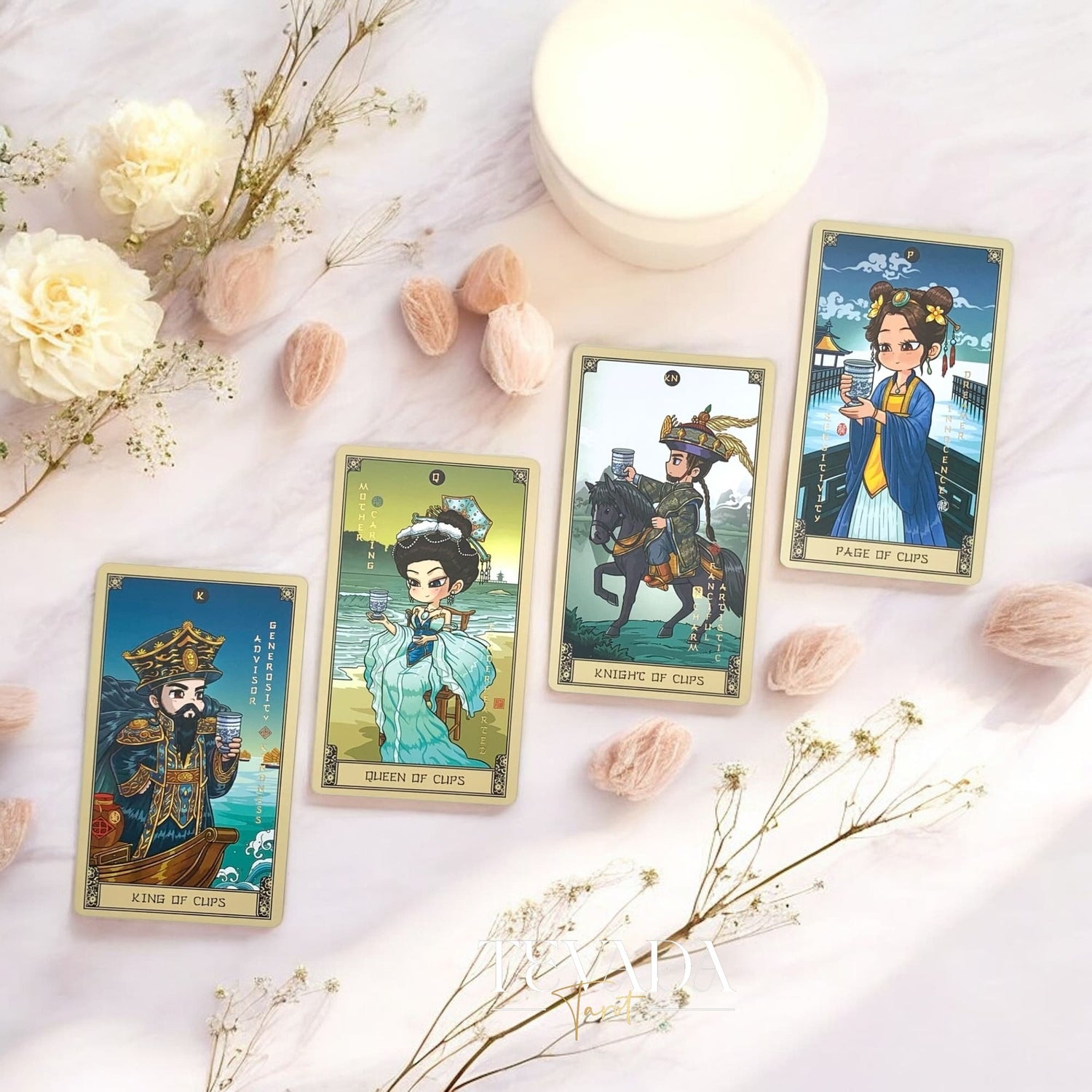 Discover the Indigo de China Tarot — a magical 78-card deck inspired by Chinese mythology, blending art, wisdom, and intuition to guide your spiritual growth and divination journey.