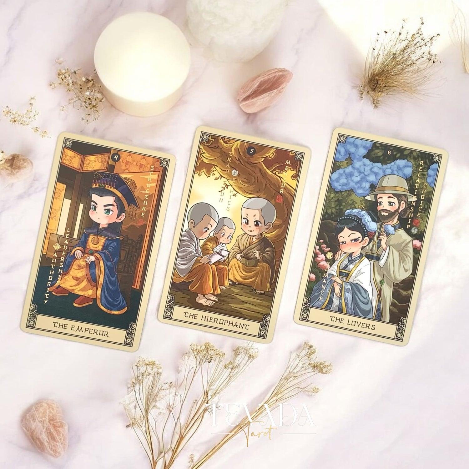 Discover the Indigo de China Tarot — a magical 78-card deck inspired by Chinese mythology, blending art, wisdom, and intuition to guide your spiritual growth and divination journey.