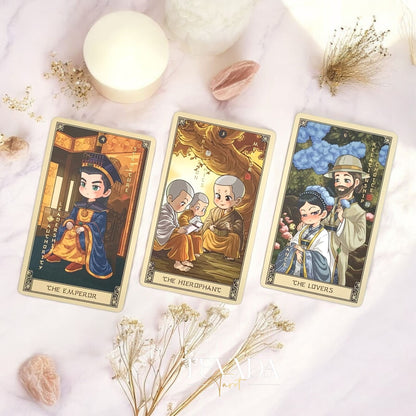 Discover the Indigo de China Tarot — a magical 78-card deck inspired by Chinese mythology, blending art, wisdom, and intuition to guide your spiritual growth and divination journey.