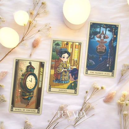 Discover the Indigo de China Tarot — a magical 78-card deck inspired by Chinese mythology, blending art, wisdom, and intuition to guide your spiritual growth and divination journey.
