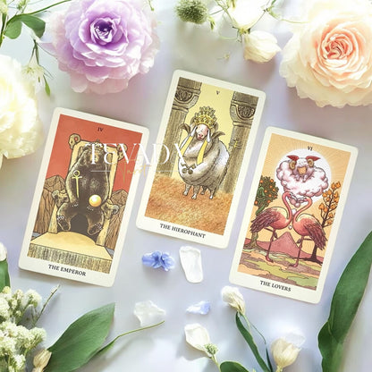 Embark on a journey of self-discovery and spiritual enlightenment with the Into the Wild Tarot &amp; Oracle Deck. With stunning illustrations of animals in the wild and a unique blend of tarot and oracle cards.