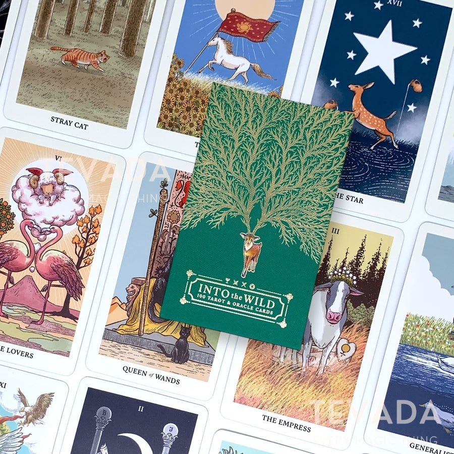 Embark on a journey of self-discovery and spiritual enlightenment with the Into the Wild Tarot & Oracle Deck. With stunning illustrations of animals in the wild and a unique blend of tarot and oracle cards, this deck is the perfect tool for beginners and seasoned readers alike.