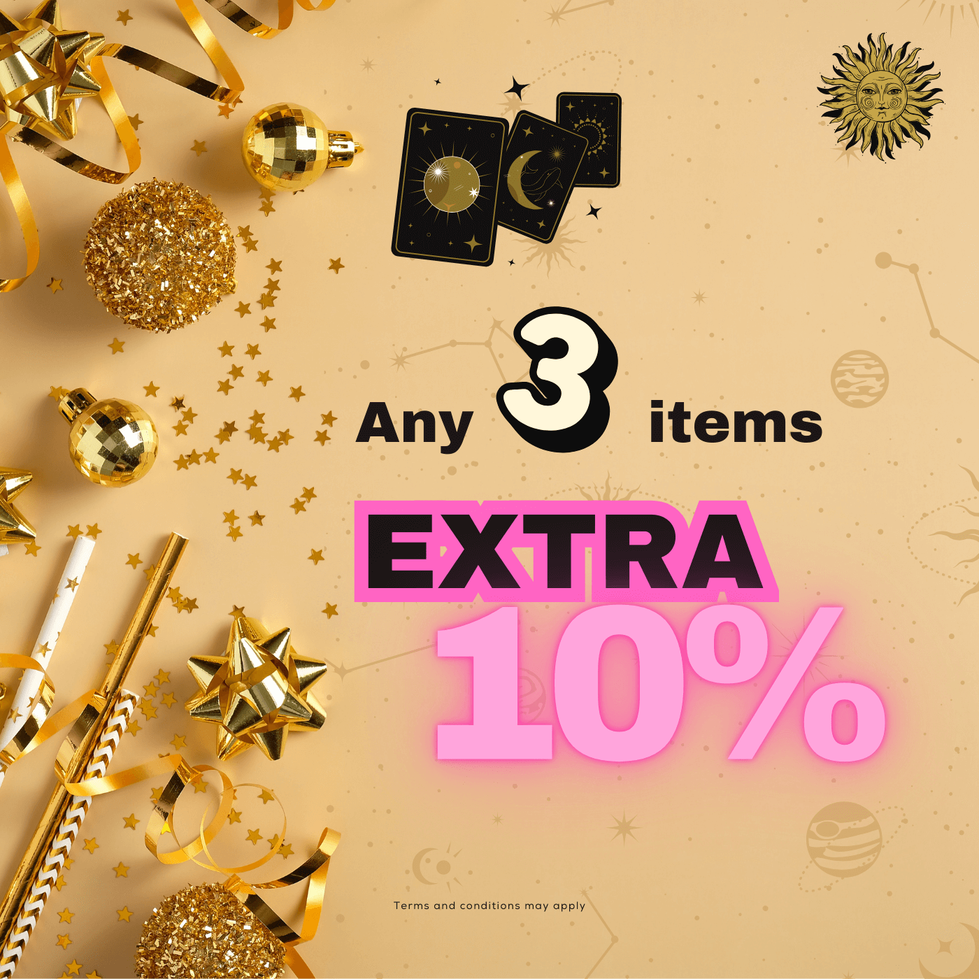 EXTRA 10% off