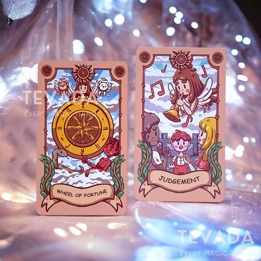 Discover your destiny with Joyful Journey Tarot – a cute Tarot deck filled with whimsical illustrations. Unlock the magic of self-discovery and joy in every card. Explore now!