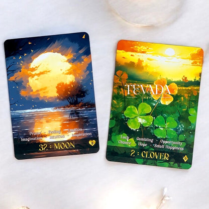 Discover the magic of autumn with Le Autumn Lenormand, a 36-card deck featuring enchanting fall imagery. Perfect for intuitive readings and seasonal guidance. Order now for a touch of fall magic!