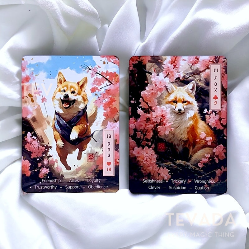 Explore self-discovery &amp; guidance with the Le Sakura Lenormand. This unique oracle infuses the Lenormand system with Japanese symbolism for intuitive readings &amp; captivating insights ✨