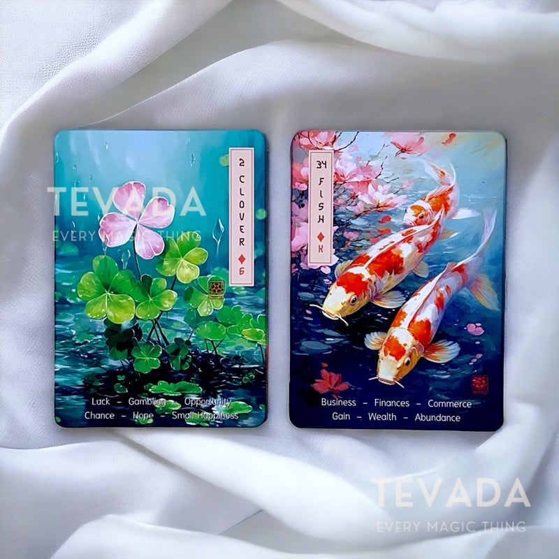 Explore self-discovery &amp; guidance with the Le Sakura Lenormand. This unique oracle infuses the Lenormand system with Japanese symbolism for intuitive readings &amp; captivating insights ✨