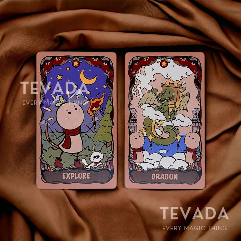 Unearth the mysteries of destiny with Little Bean Tarot Journey REG. Let the Bean Kingdom&
