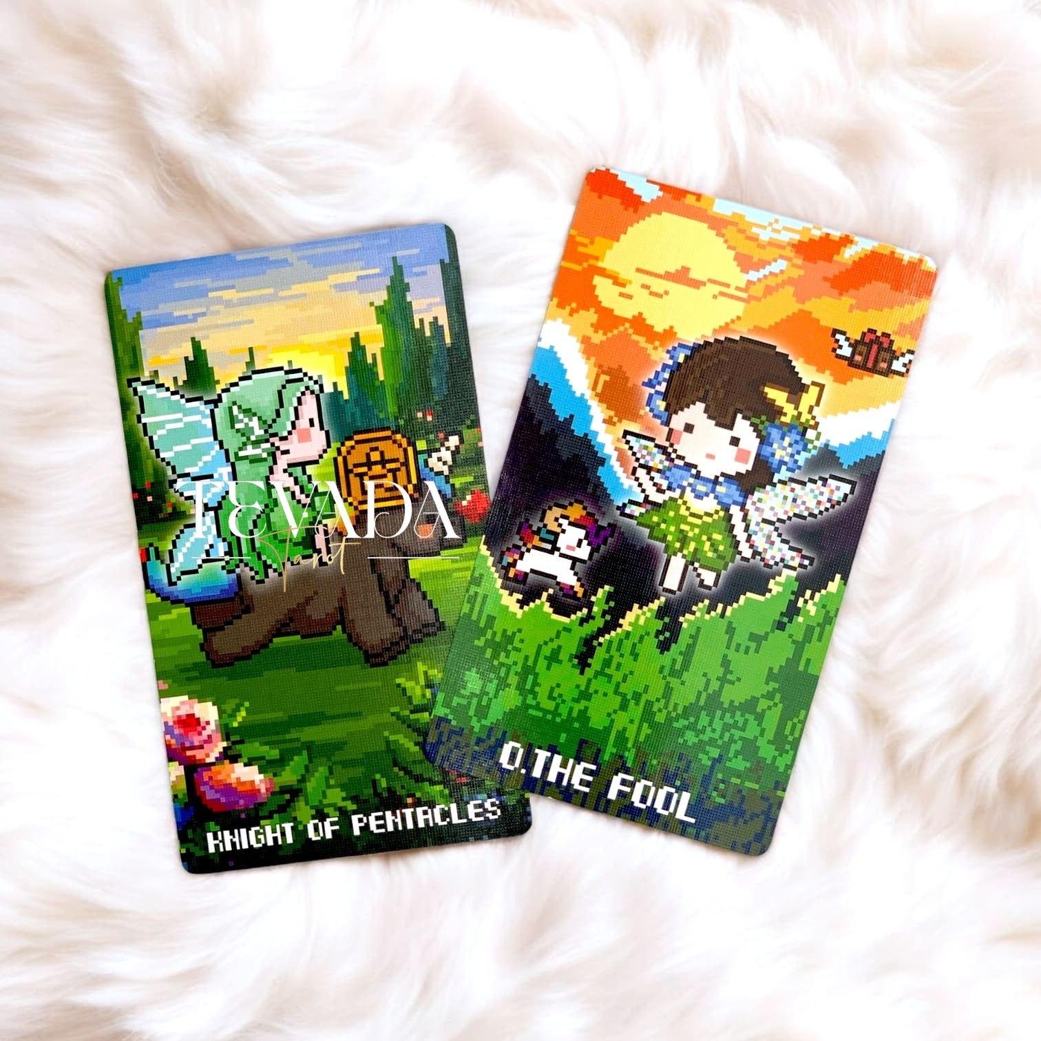 Discover the Lost Fairy Tarot, a stunning 78-card deck in pixel art, blending elven magic and fairyland mysteries. Perfect for intuitive readings, self-discovery, and enchanted guidance.