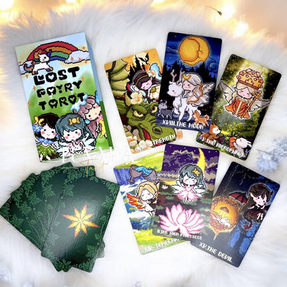 Discover the Lost Fairy Tarot, a stunning 78-card deck in pixel art, blending elven magic and fairyland mysteries. Perfect for intuitive readings, self-discovery, and enchanted guidance.