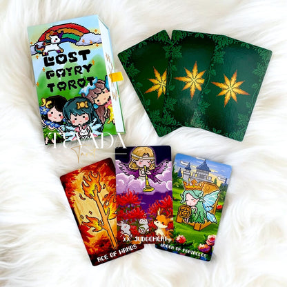 Discover the Lost Fairy Tarot, a stunning 78-card deck in pixel art, blending elven magic and fairyland mysteries. Perfect for intuitive readings, self-discovery, and enchanted guidance.