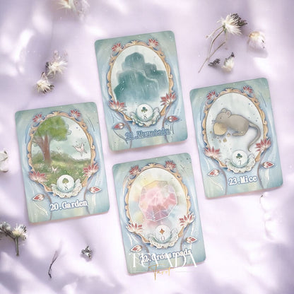 Discover the Lotus Path Lenormand Deck, a 40-card intuitive divination deck inspired by lotus symbolism. Gentle artwork and clear guidance support daily readings and insight.