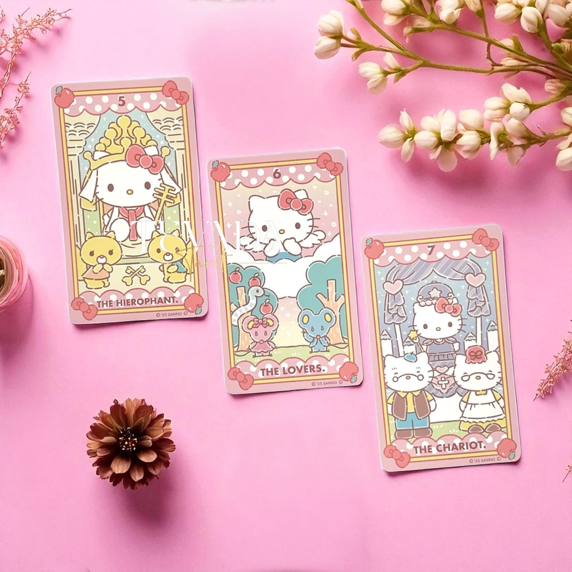 Discover Luna’s Hello Kitty Tarot—78 charming cards with a full-color guidebook. Perfect for beginners or collectors seeking intuitive readings, healing, and magical self-discovery.