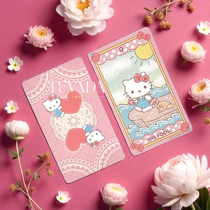 Discover Luna’s Hello Kitty Tarot—78 charming cards with a full-color guidebook. Perfect for beginners or collectors seeking intuitive readings, healing, and magical self-discovery.