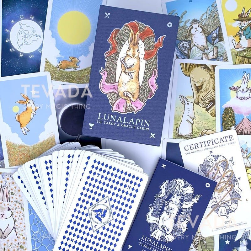 Channel your inner bunny with the Lunalapin Tarot V2!  This enchanting deck uses playful art and intuitive messages to guide you on your path to self-discovery.  Perfect for tarot beginners &amp; enthusiasts!