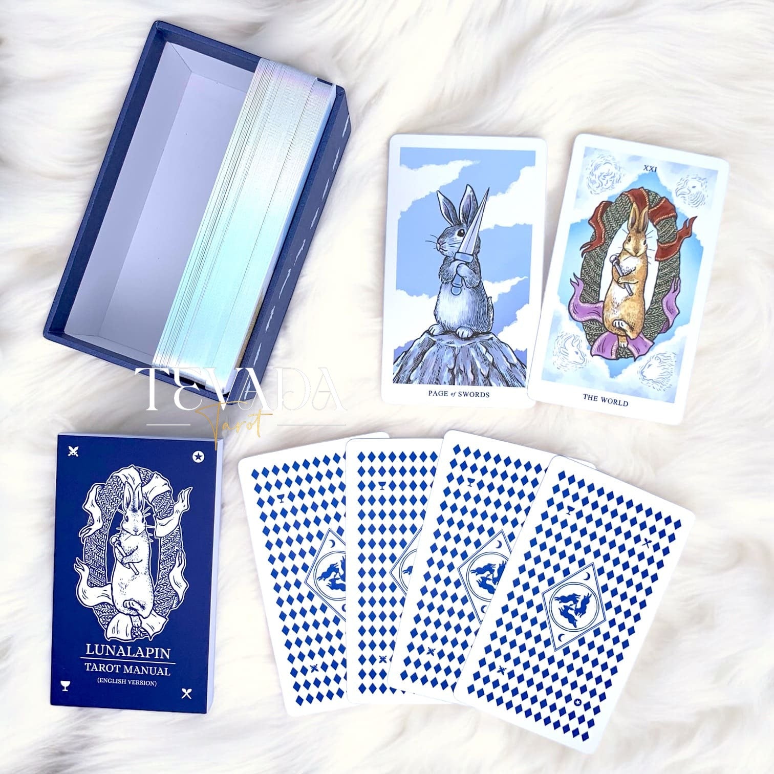 Channel your inner bunny with the Lunalapin Tarot V2!  This enchanting deck uses playful art and intuitive messages to guide you on your path to self-discovery.  Perfect for tarot beginners &amp; enthusiasts!