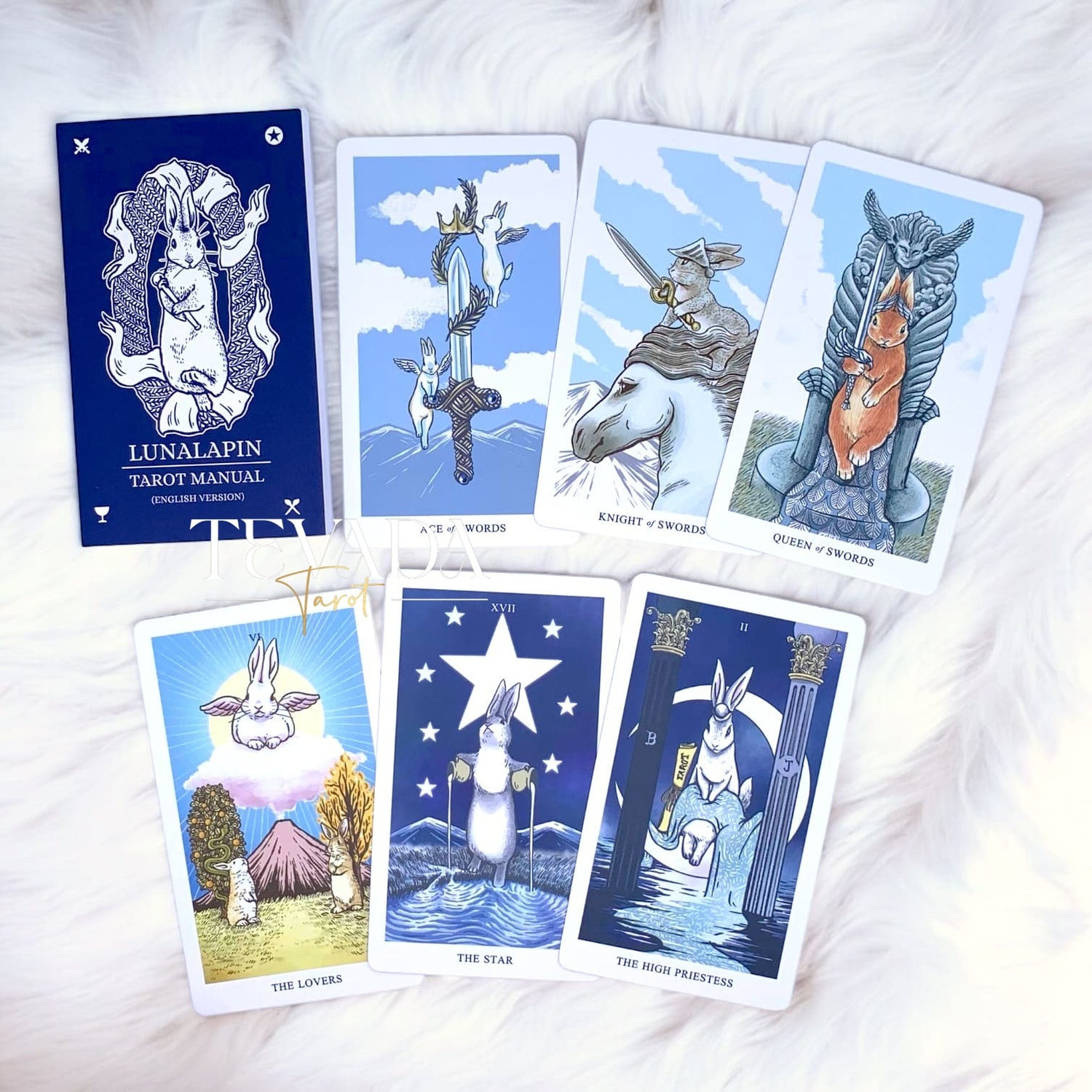 Channel your inner bunny with the Lunalapin Tarot V2!  This enchanting deck uses playful art and intuitive messages to guide you on your path to self-discovery.  Perfect for tarot beginners &amp; enthusiasts!