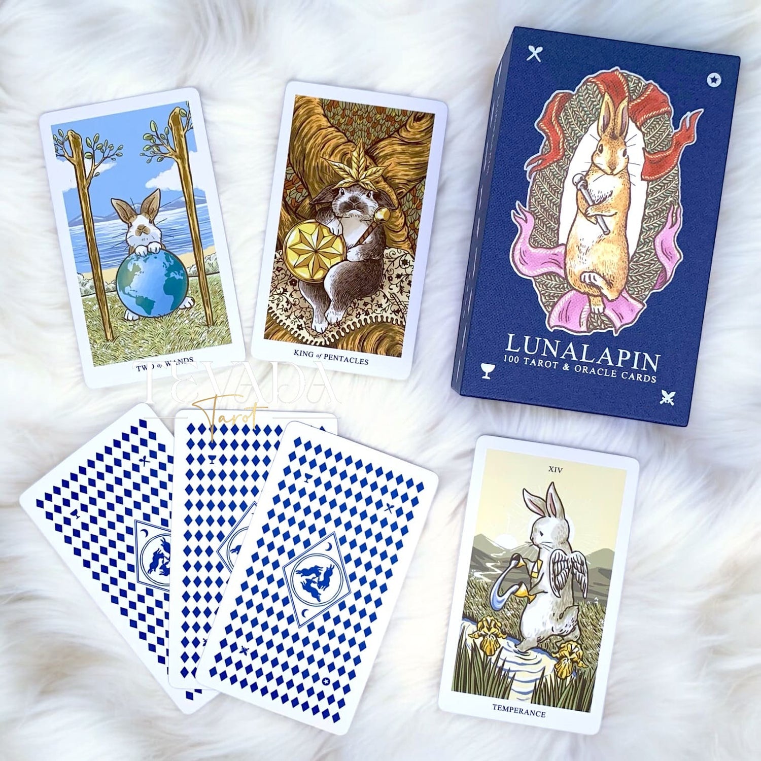 Channel your inner bunny with the Lunalapin Tarot V2!  This enchanting deck uses playful art and intuitive messages to guide you on your path to self-discovery.  Perfect for tarot beginners &amp; enthusiasts!