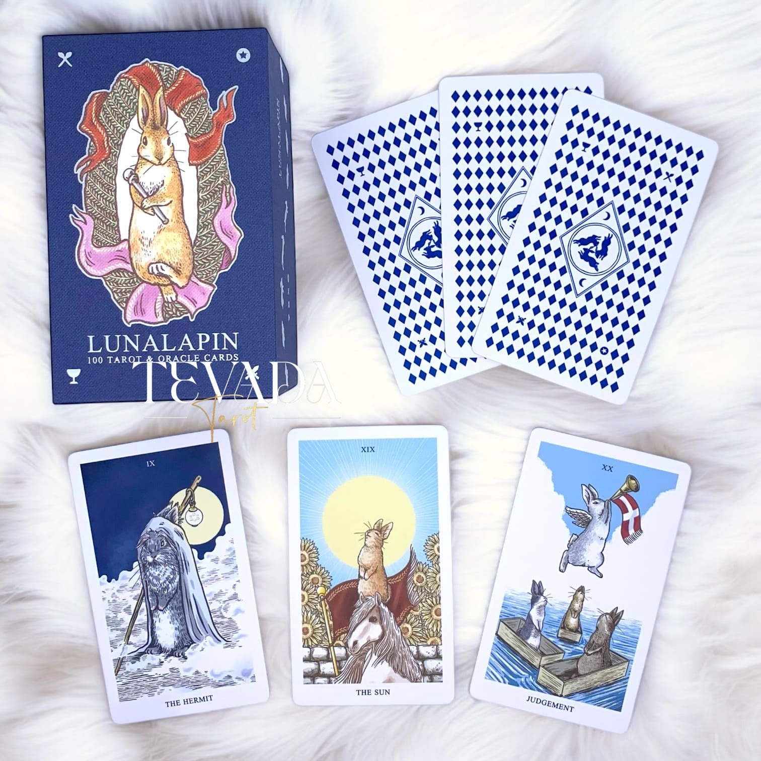 Lunalapin Tarot & Oracle SILVER ｜TEVADA Tarot