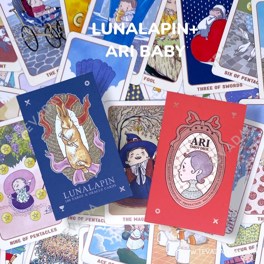 Embrace intuitive guidance with our cartoon tarot duo—Lunalapin & Stray Cat Tarot. Save 20% now on this magical pairing. Order today!
