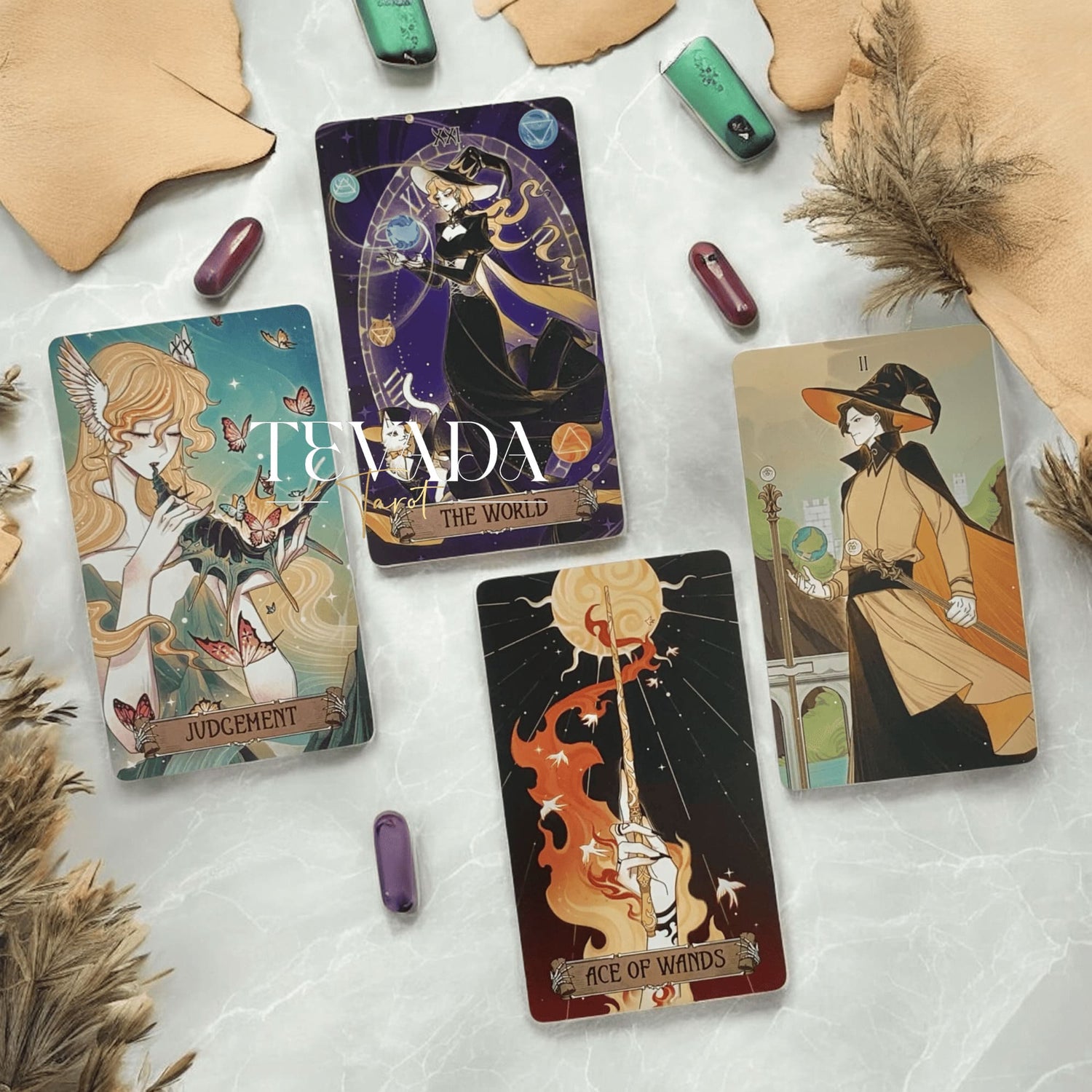 Awaken your inner witch with the Magic Awakening Tarot DELUXE Edition — a collector’s deck woven with forest magic, ancient pacts, and intuitive guidance for your spiritual journey.