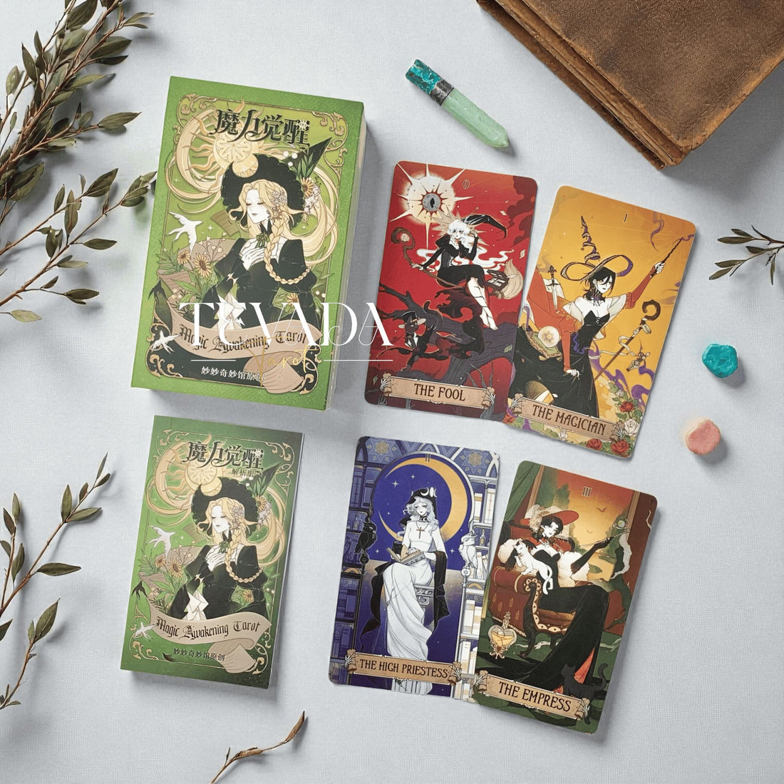Awaken your inner witch with the Magic Awakening Tarot DELUXE Edition — a collector’s deck woven with forest magic, ancient pacts, and intuitive guidance for your spiritual journey.