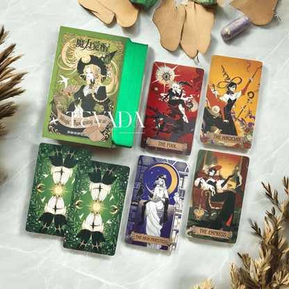 Awaken your inner witch with the Magic Awakening Tarot DELUXE Edition — a collector’s deck woven with forest magic, ancient pacts, and intuitive guidance for your spiritual journey.